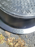 Ford Meter Box C53 Cover with Trumbull Composite Heavy Locking Lid with Bottom AMR Bracket