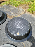 Ford Meter Box C53 Cover with Trumbull Composite Heavy Locking Lid with Bottom AMR Bracket