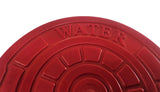 RED Non-Pop Polymer Valve Box Lid - Quiet, Secure, Radio Device Capable