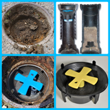 Debris Cap for Water Valve Boxes - GREEN Handle