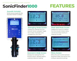 Sonic Finder 1000 Plastic and Non-metallic Pipe Locator, for Gas, Water, Sewer