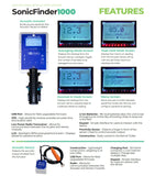 Sonic Finder 1000 Plastic and Non-metallic Pipe Locator, for Gas, Water, Sewer