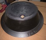 18" Ford C32P Cast Iron Water Meter Box Cover with 12" Polymer Lid & AMR Bracket
