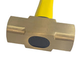 Brass Head Non-Sparking Non-Magnetic Hammer for use with flaring tools
