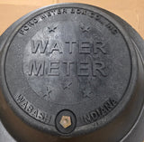 18" Ford C32P Cast Iron Water Meter Box Cover with 12" Polymer Lid & AMR Bracket