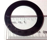 2" Round EPDM Rubber Water Meter Coupling Gasket/Washer, 1/8 thick