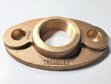 1-1/2" Lead-free Brass Meter Flange Connection Set For 1.5" Water Meter,
