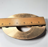 2" Lead-free Brass Meter Oval Flange Connection Set For 2" Water Meter