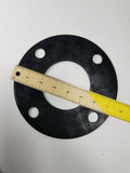 3" X 1/8" Black EPDM Rubber FULL FACE Water Meter Flange Gasket